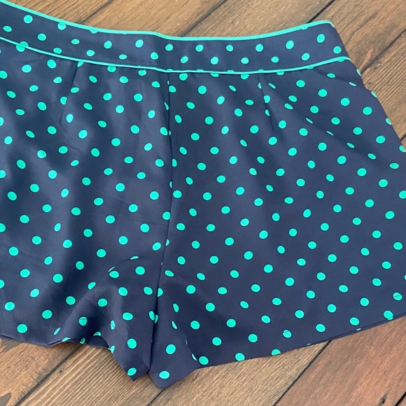 Forever 21 Teal Polka Dot Shorts size-L - Picture 5 of 9